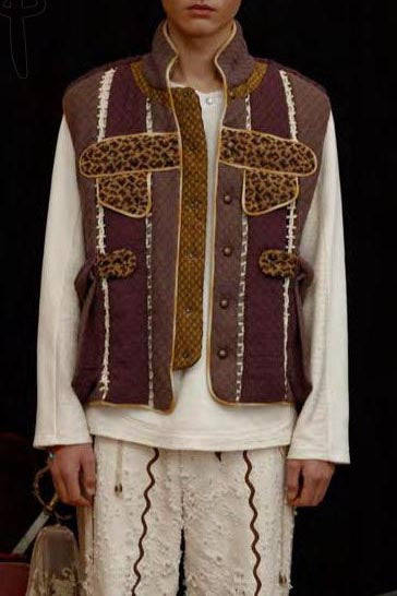 Communs hollow stitching bracket vest AW22-G228